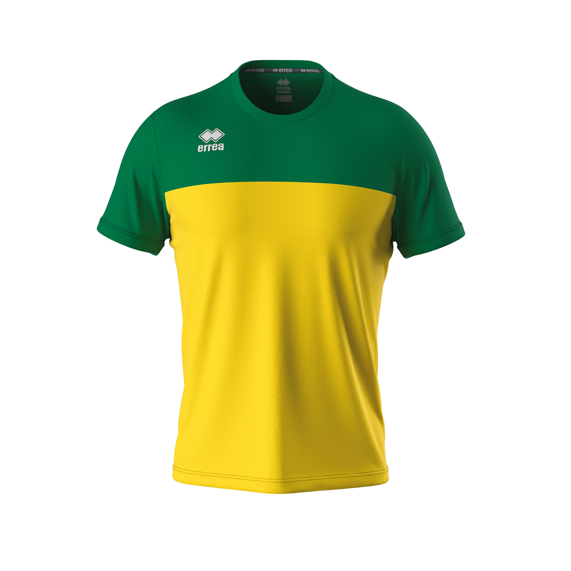 Errea - Maillot Enfant Errea Brandon - Maillot Manches Courtes - Jaune|vert - Decathlon