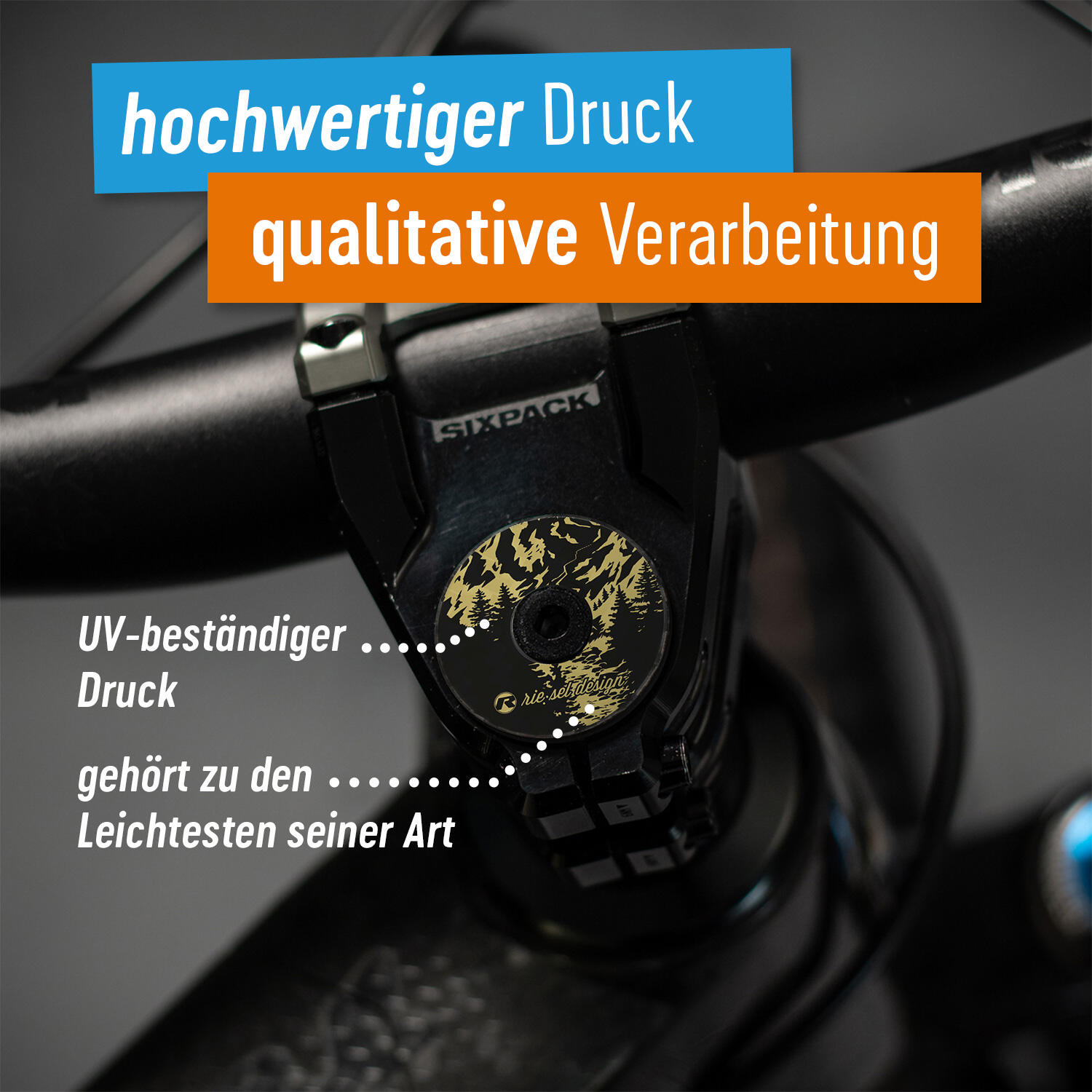 Verschluss Riesel Design Top Cap 2/6