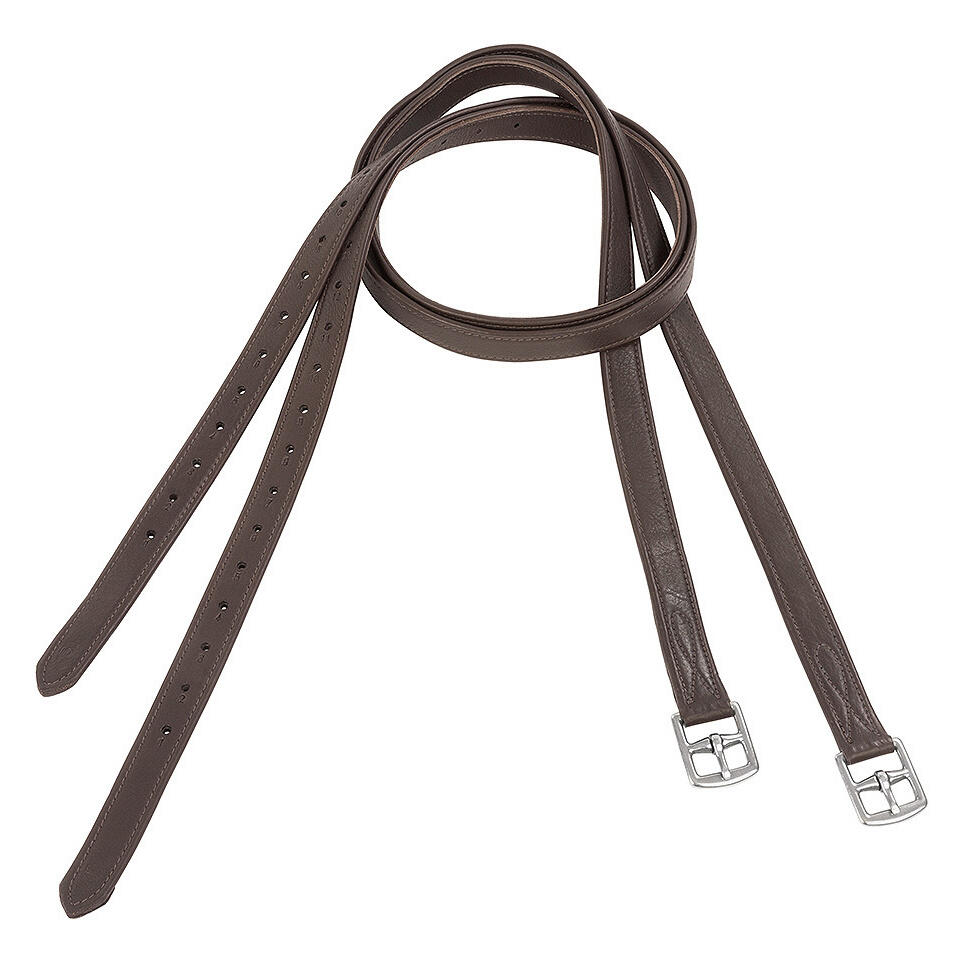 Soft leather stirrup leathers for horse USG Soft (x2)