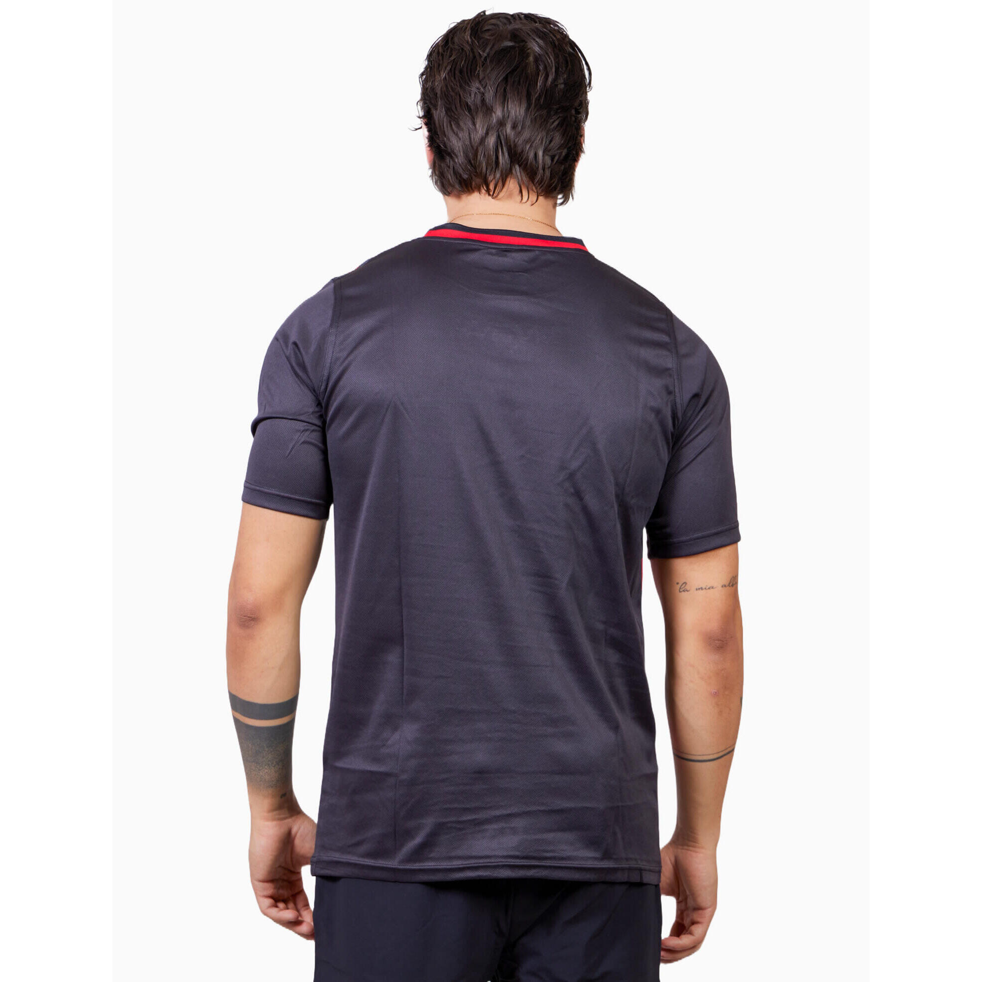 Givova - Maillot Givova Army Interlock - Maillot Manches Courtes - Noir|rouge - Decathlon