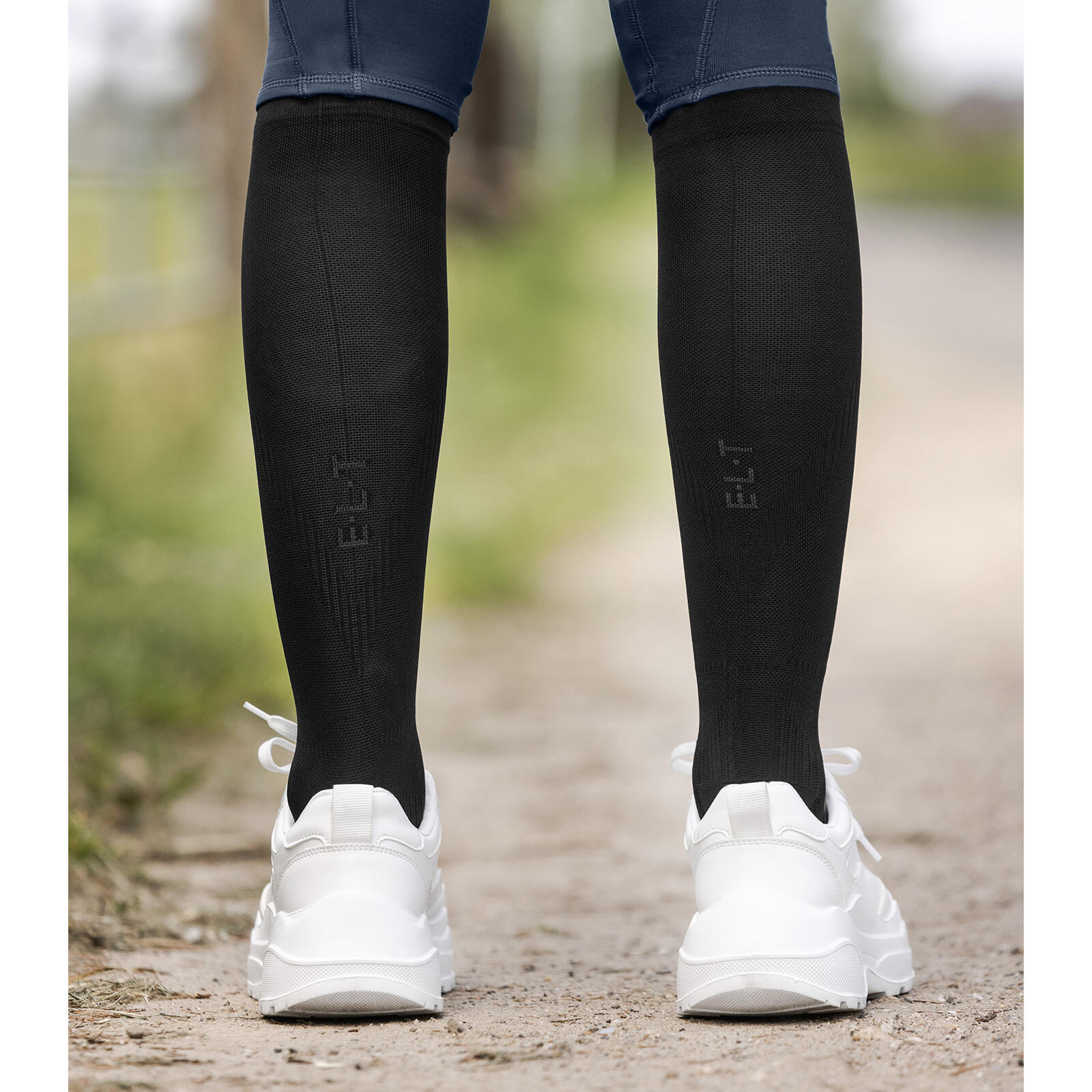 Chaussettes équitation avec effet de compression ELT 2/3