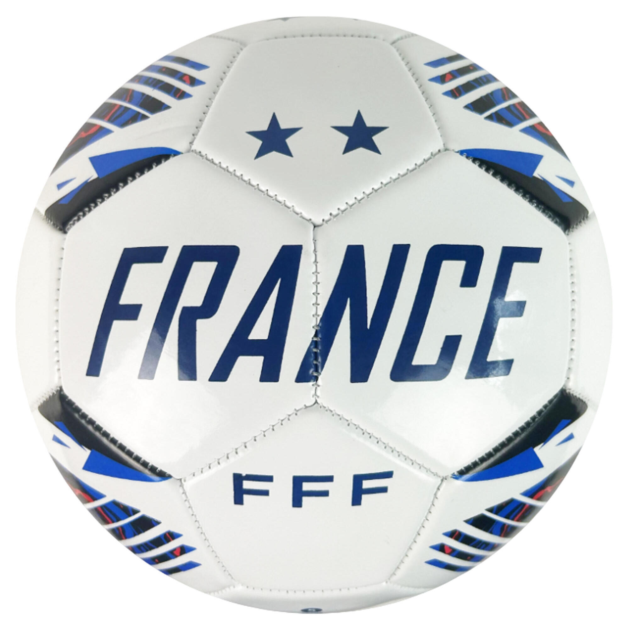 Fff - Ballon De Football Fff - Collection Officielle Equipe De France De Football - Ballon De Foot - Blanc - 5 - Decathlon
