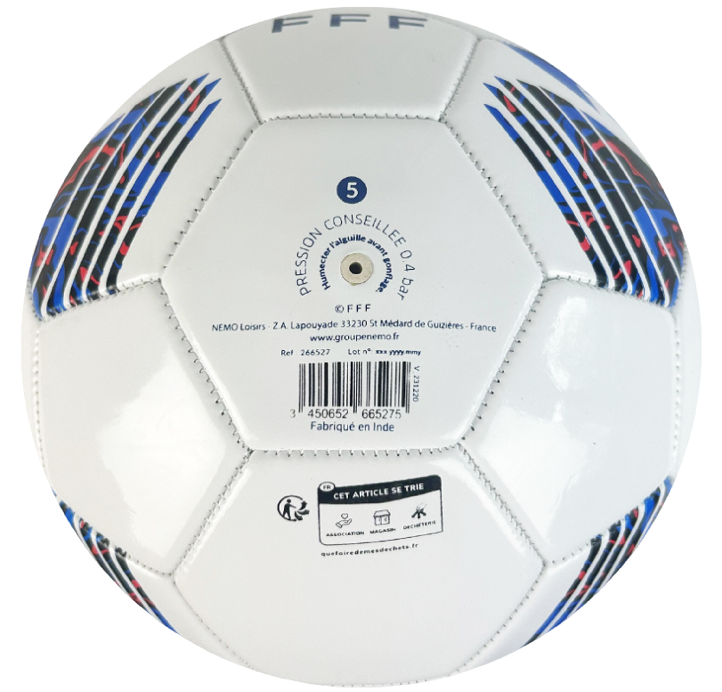 Ballon de Football FFF - Collection Officielle Equipe de France de Football 4/4