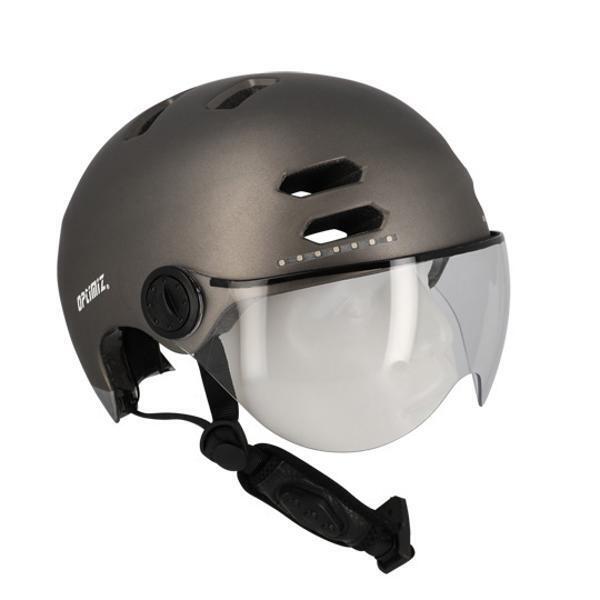 Kask z sygnalizatorem/Bluetooth Optimiz O390