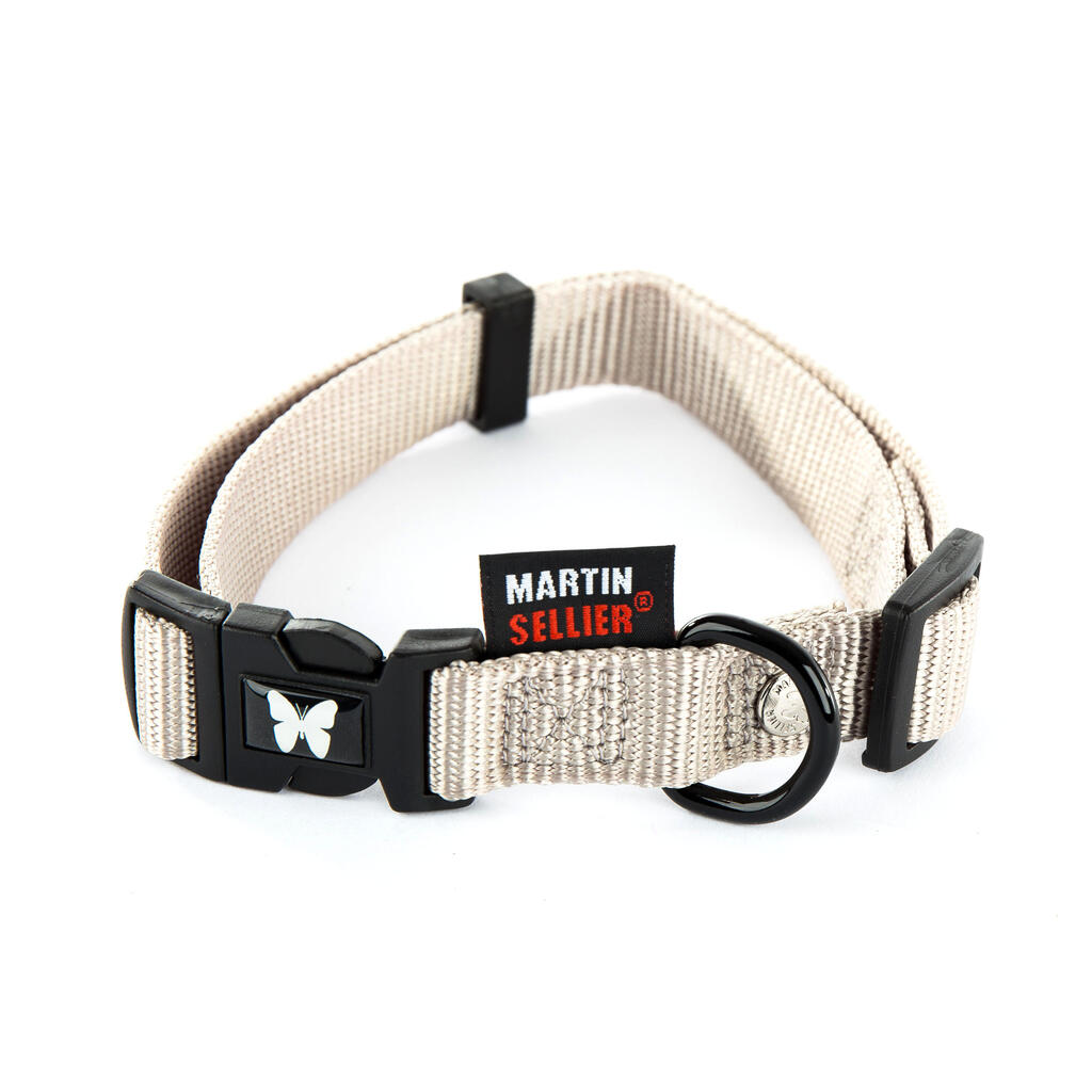 Adjustable nylon dog collar Martin Sellier 25-45/65