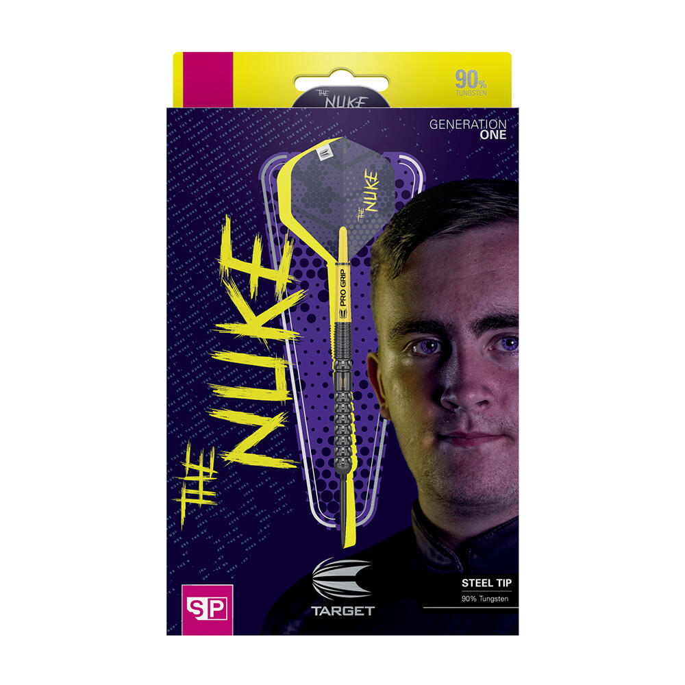 Target Luke Littler 90% Steel Tip Dart Barrels (13pc)