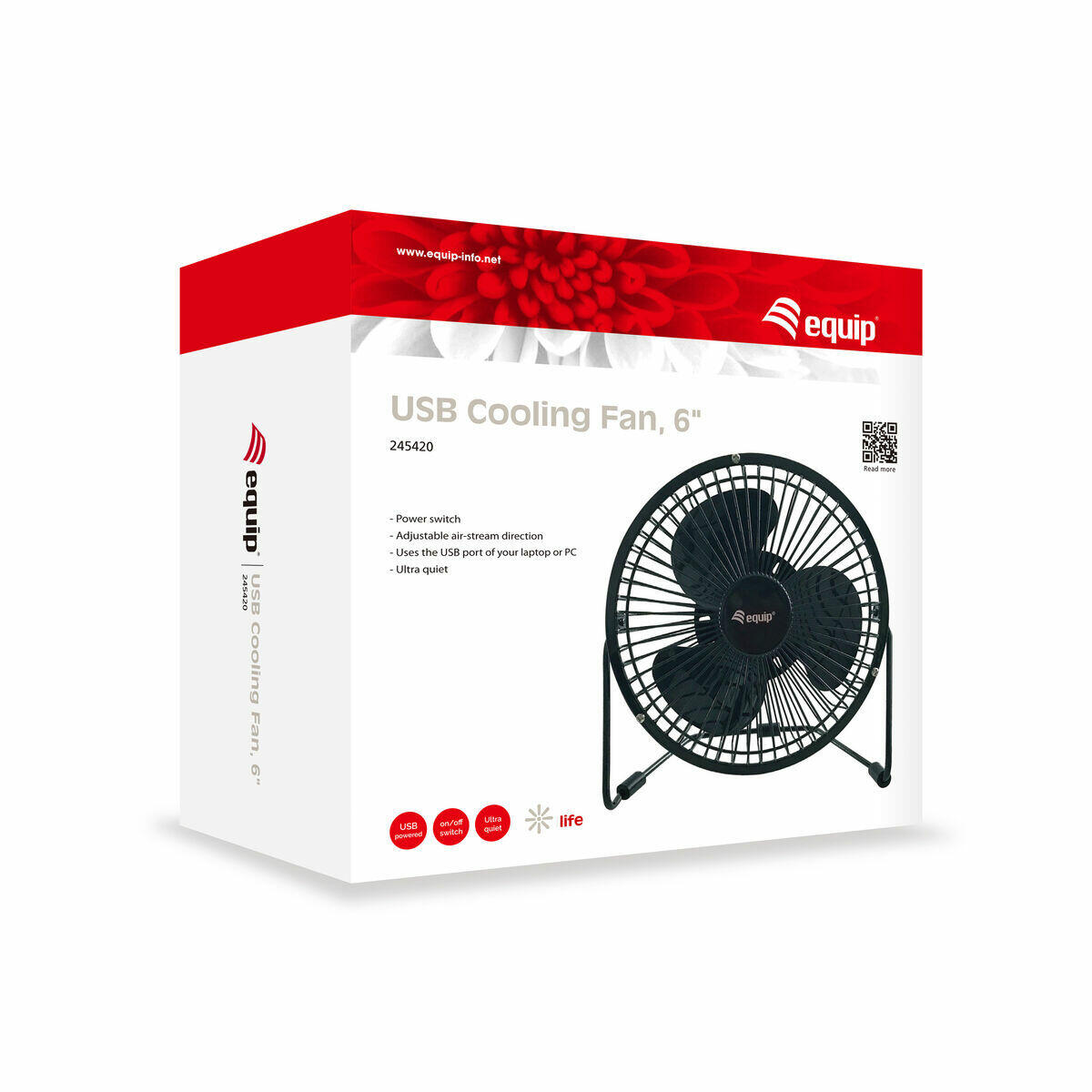 Ventilateur de Sol Equip 245420 Prise EU 3/3