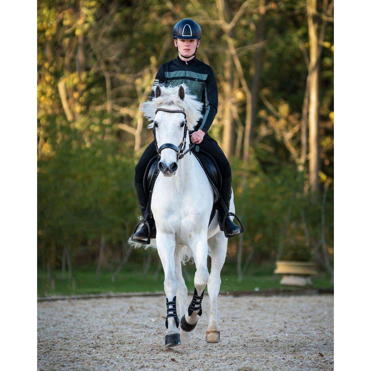 Maillot équitation manches longues enfant QHP Xavy 3/7