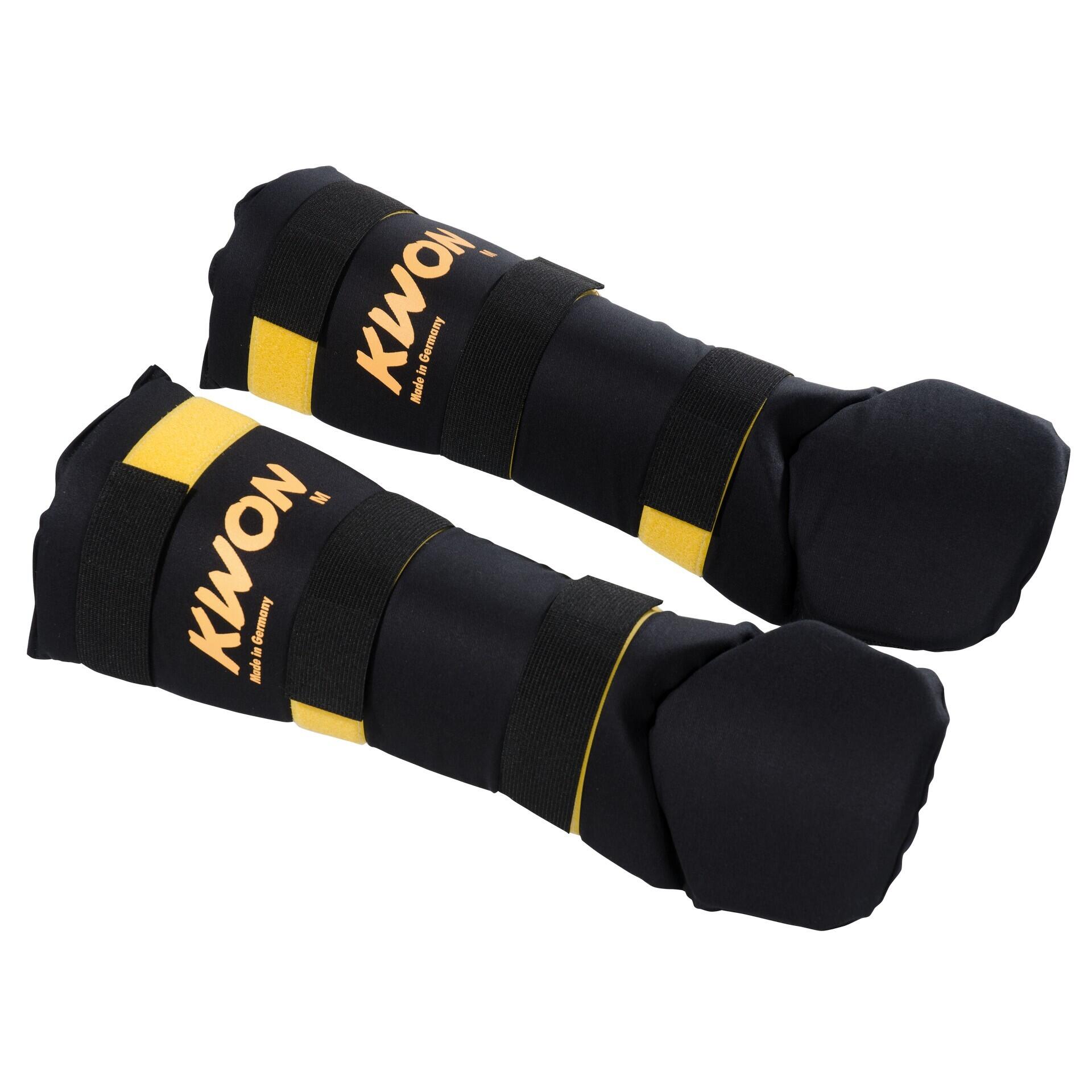 Kwon - Protège-tibias Boxe Thaï Kwon - Protège Tibia Et Pied - Jaune|noir - 40 M - Decathlon