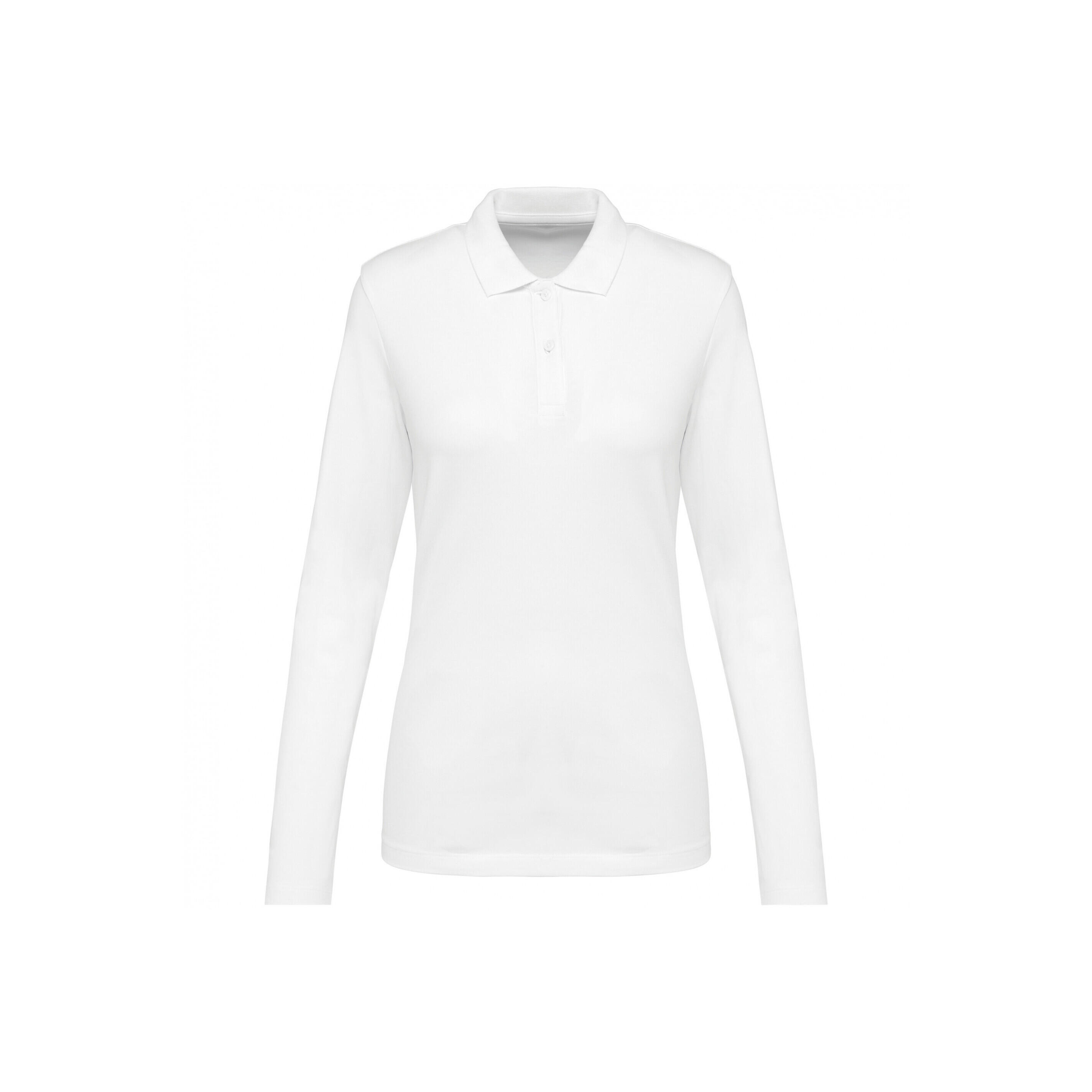 KARIBAN Polo donna in suprima a maniche lunghe Kariban Premium