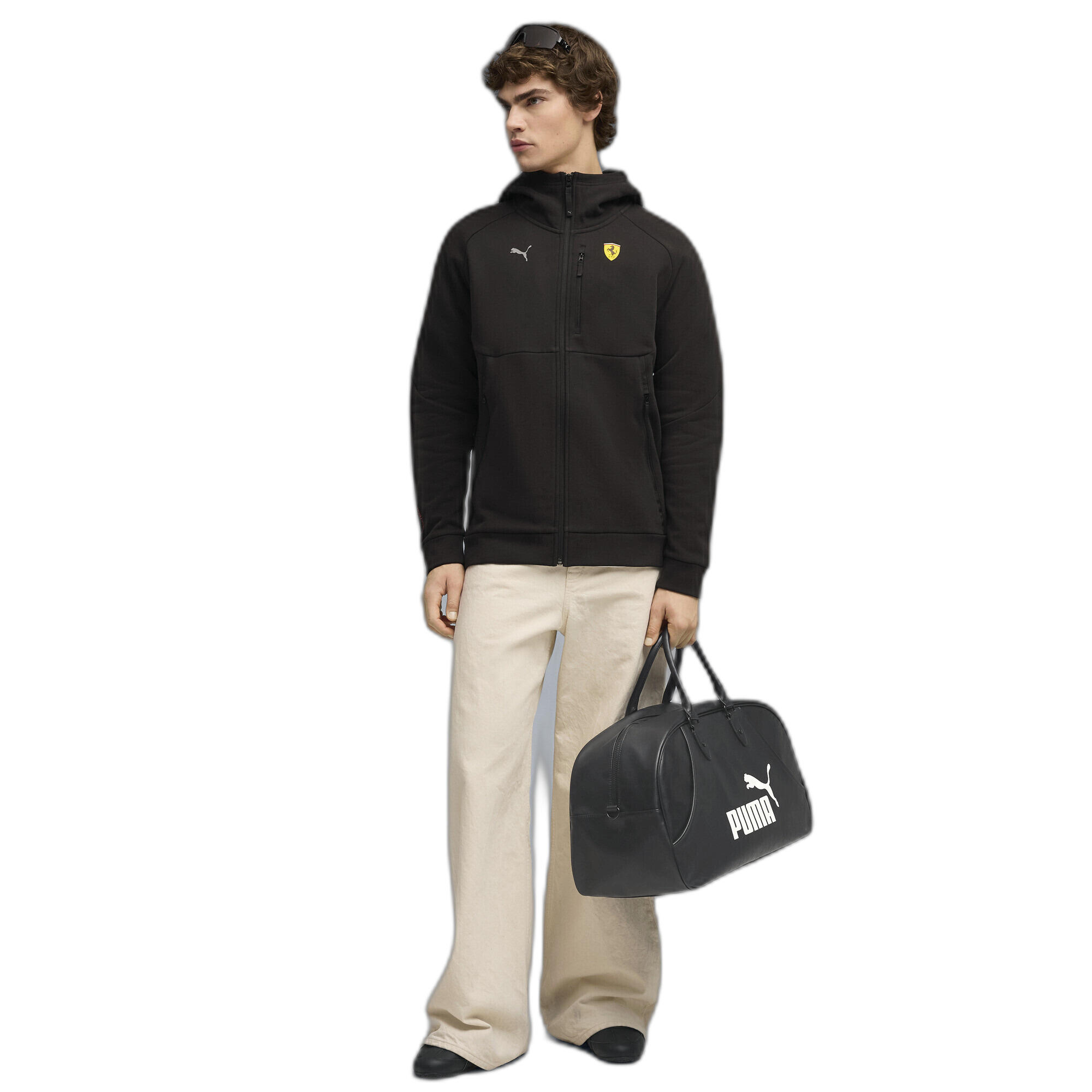 Sweatshirt à capuche full zip Puma Ferrari Pumatech 2/7