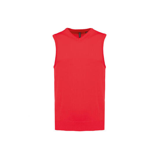 Pull col V sans manches Kariban