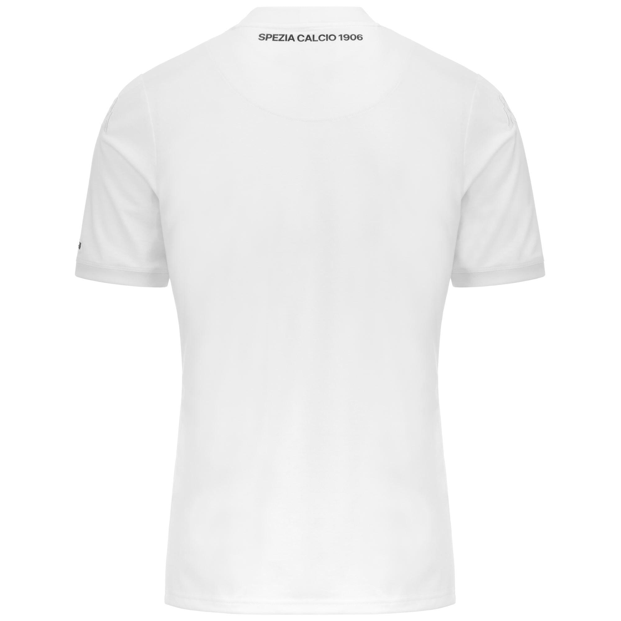 T-shirt da uomo in poliestere bianco da calcio 4/7