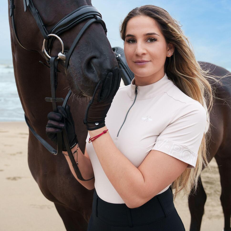 Damskie techniczne polo do jazdy konnej HV Polo Maureen