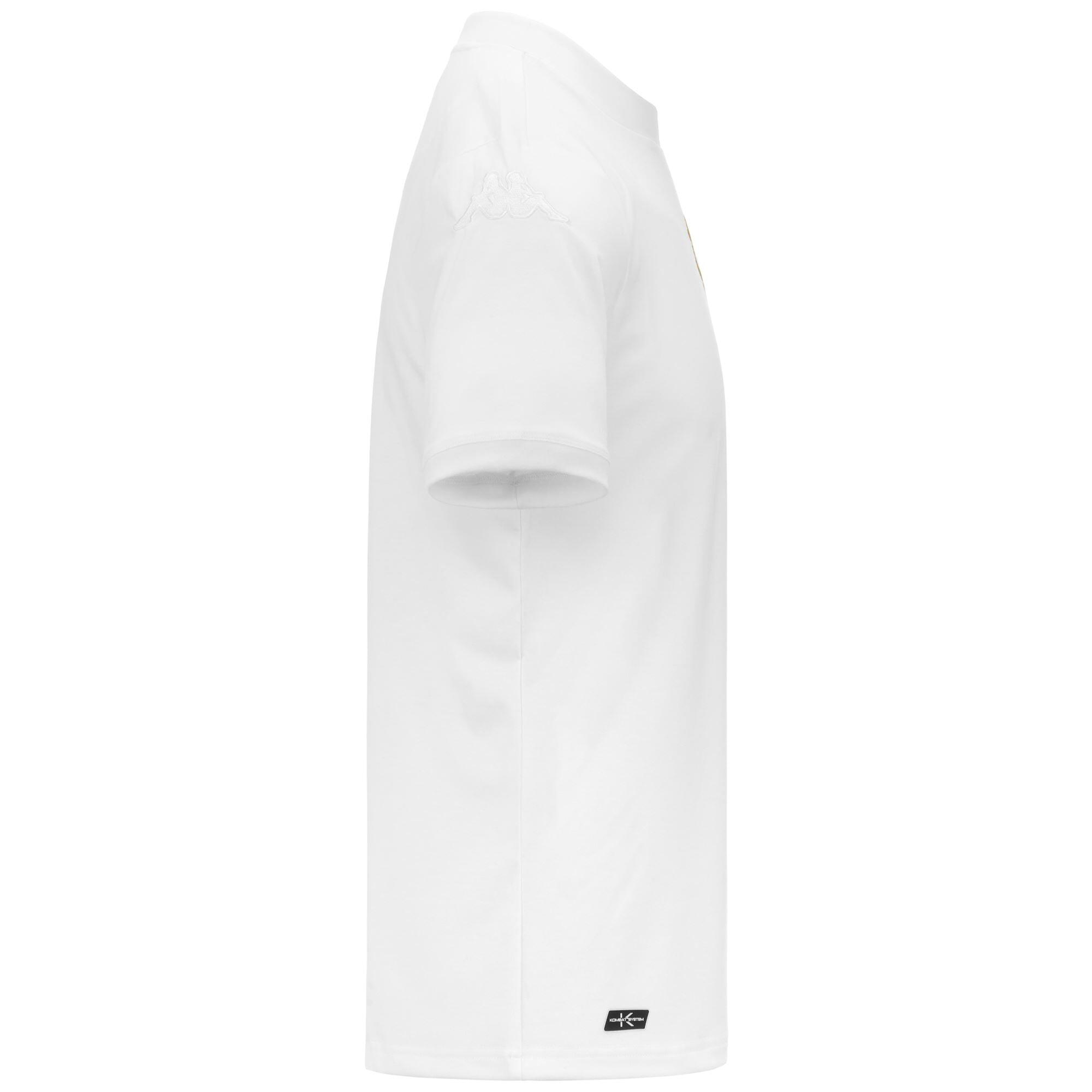 T-shirt da uomo in poliestere bianco da calcio 2/7