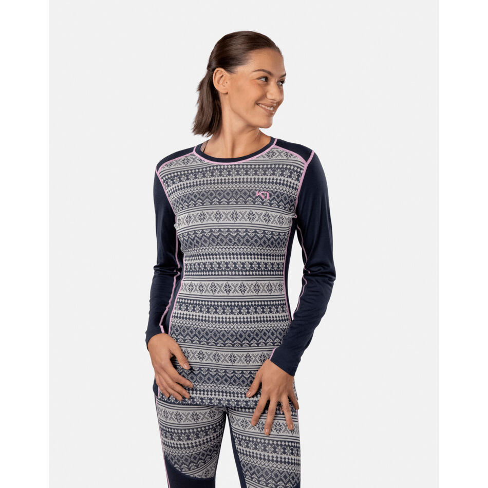 Maglia termica da donna Kari Traa Mina 3/4
