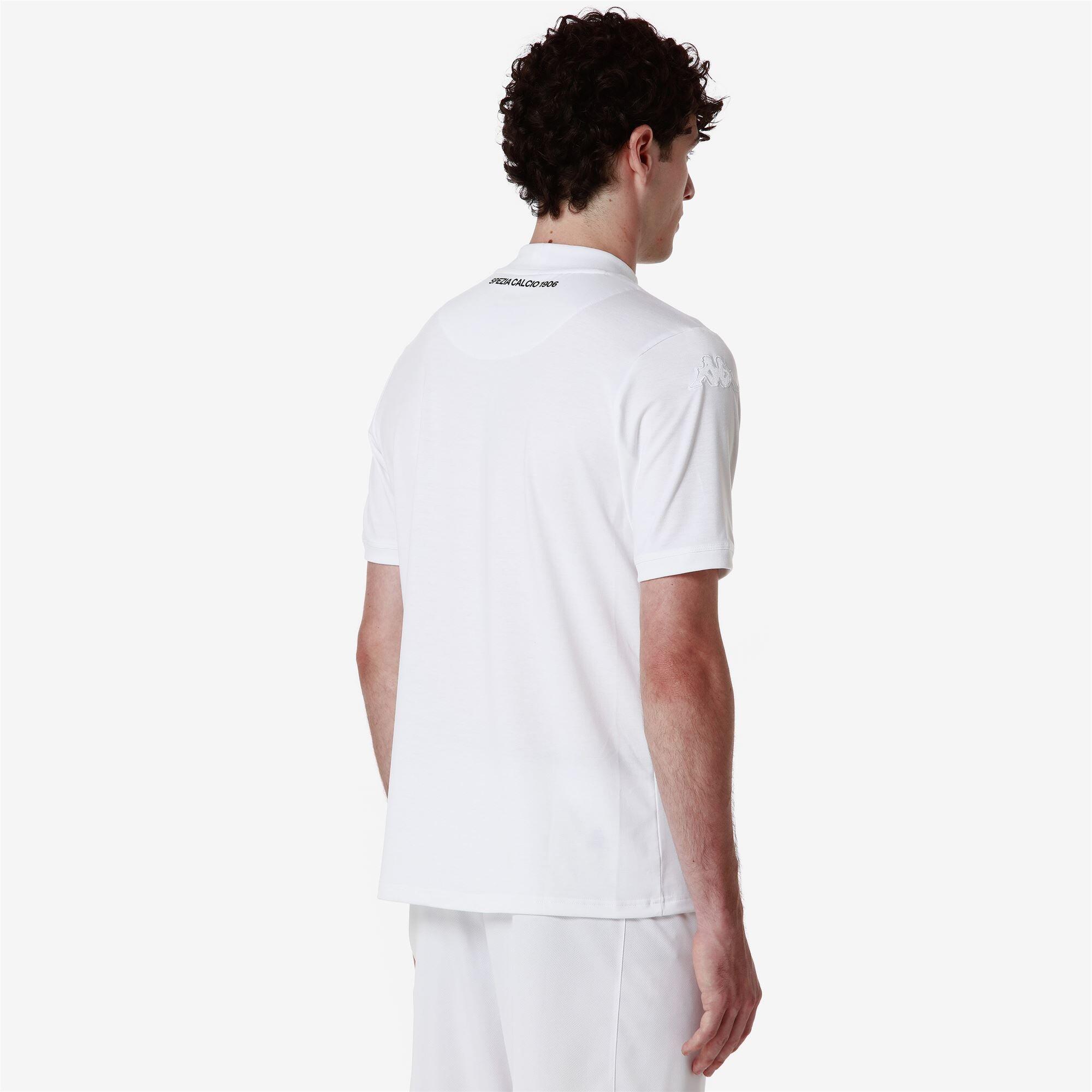 T-shirt da uomo in poliestere bianco da calcio 3/7