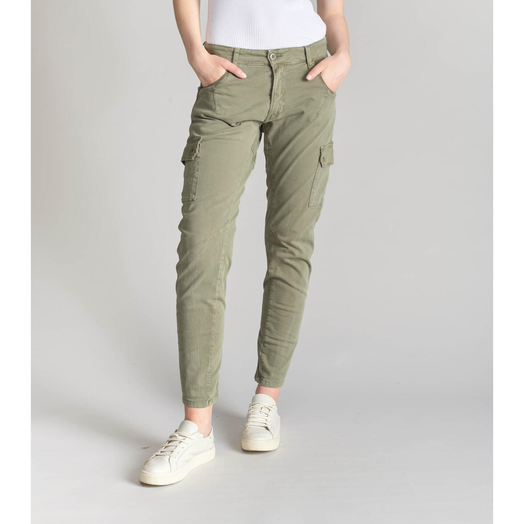 Cargo broek voor dames Le Temps des cerises Rivera 7/8 3/4