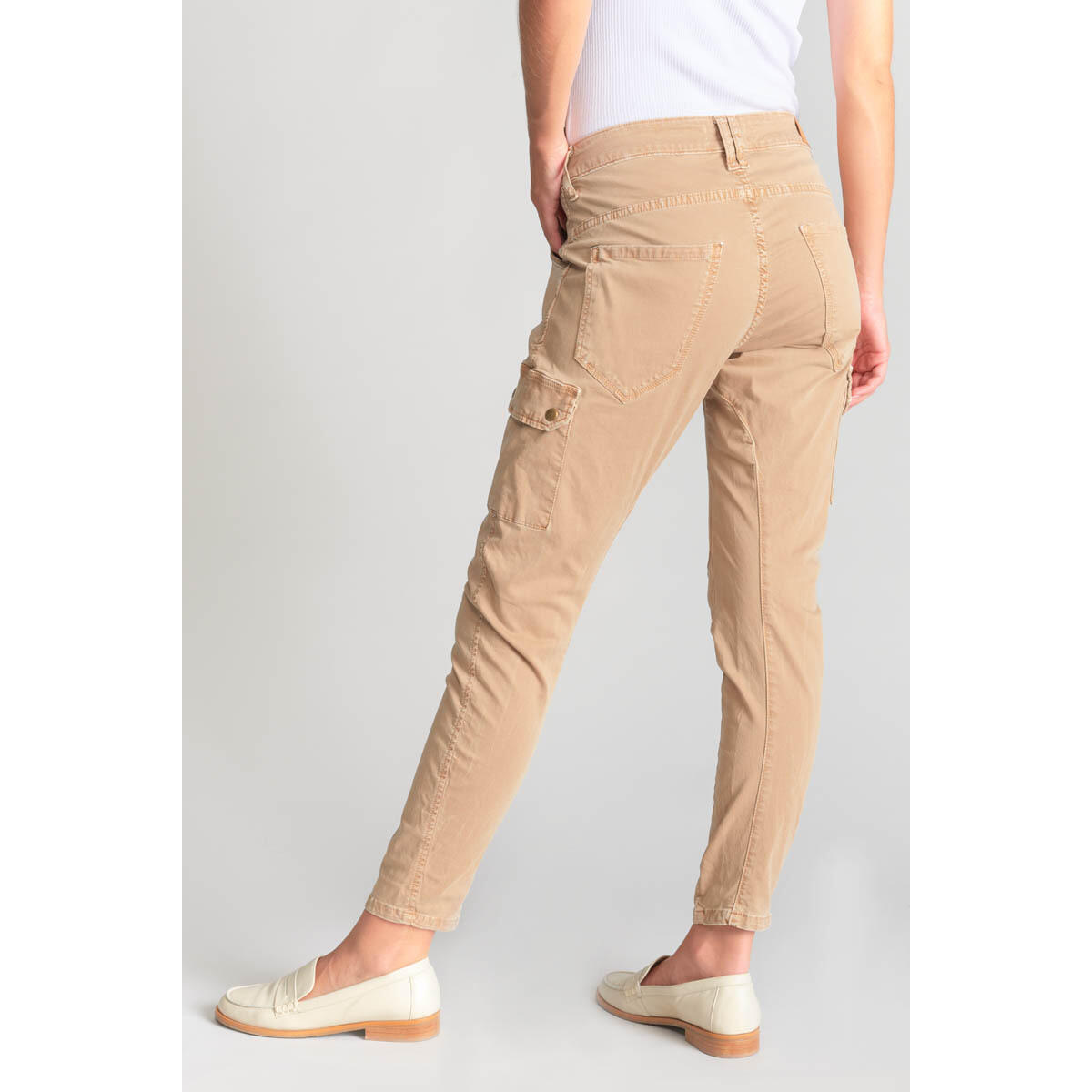 Cargo broek voor dames Le Temps des cerises Rivera 7/8 2/4