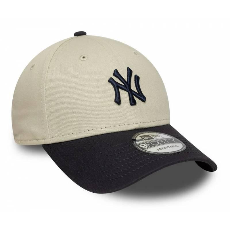 Casquette MLB New York Yankees New Era Color Block 9FORTY Crème 2/5