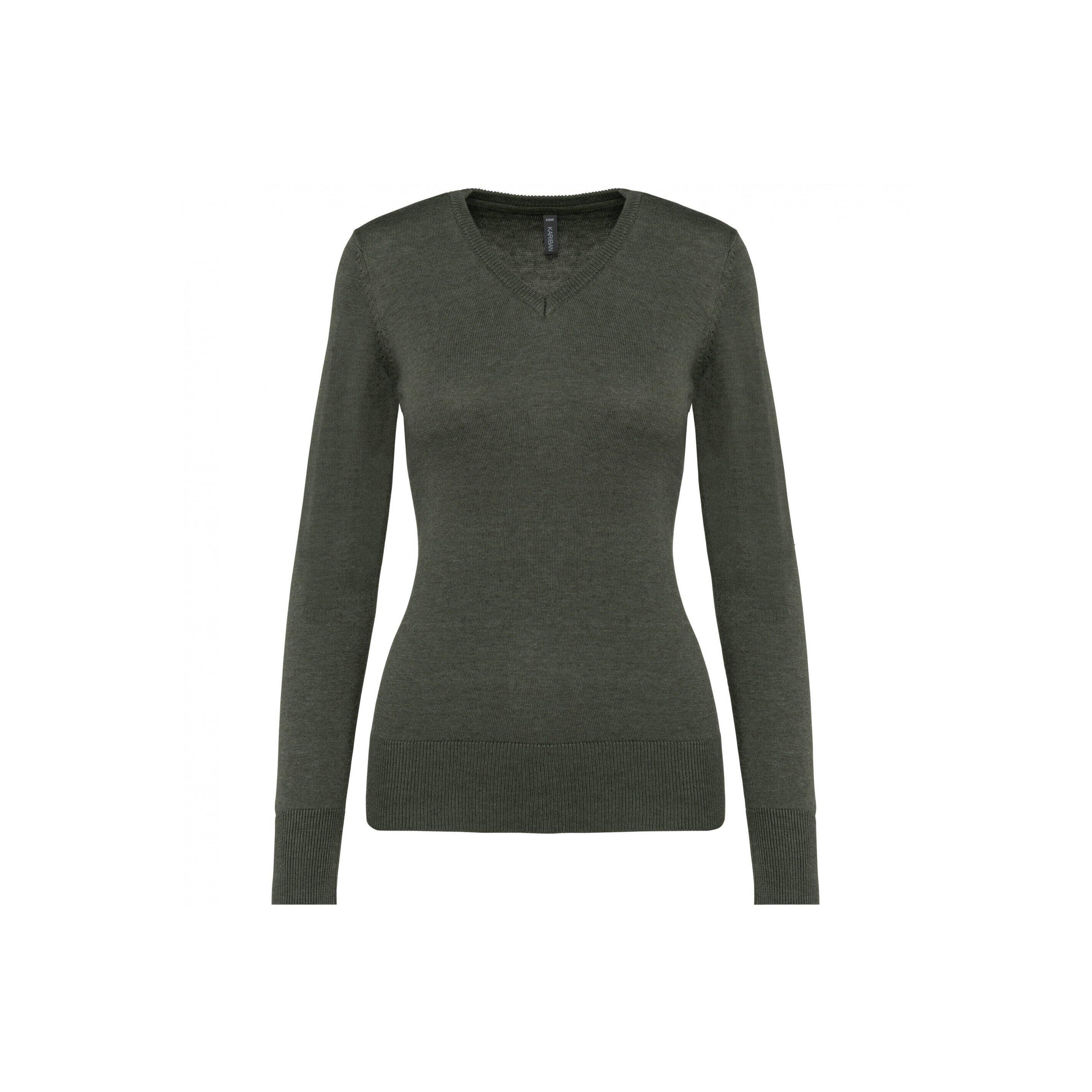 KARIBAN Women's v-neck sweater Kariban