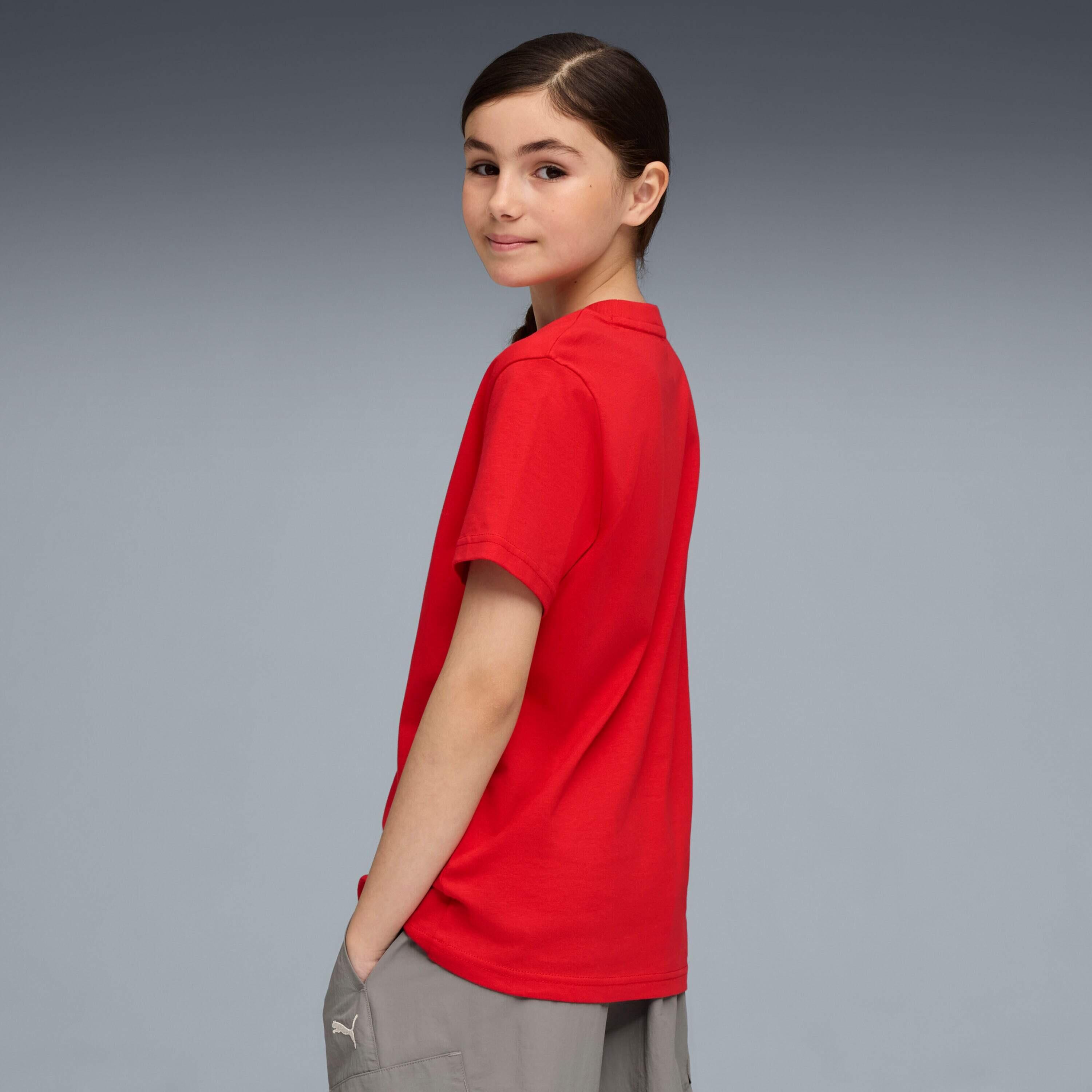 T-shirt de criança Puma Ferrari Colored Big Shield 3/5