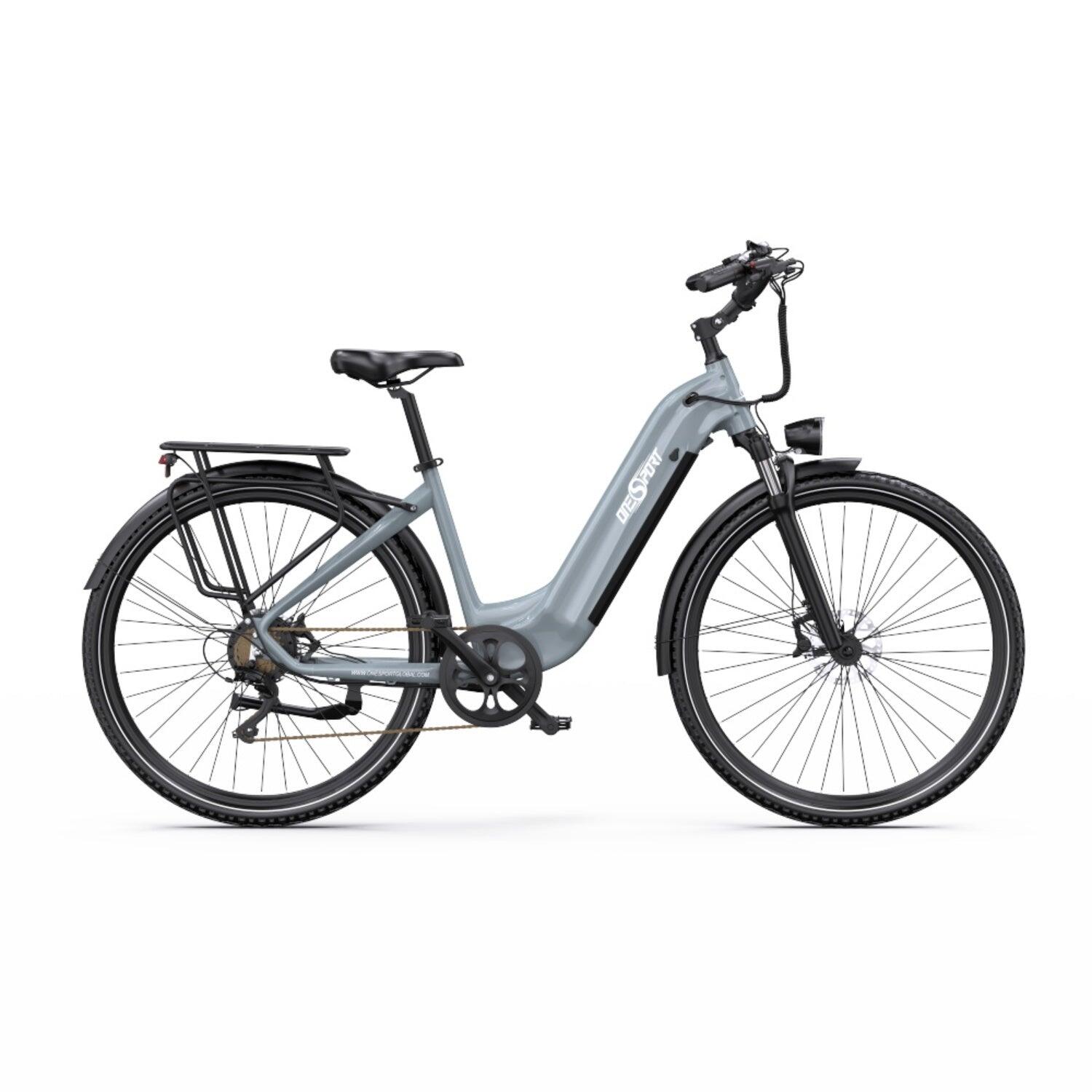 ONSPORT Bicicletta elettrica ONESPORT OT05 PRO - Motore 250W Batteria 36V22.5AH - Grigio