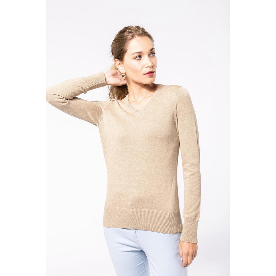 Damski sweter v-neck Kariban
