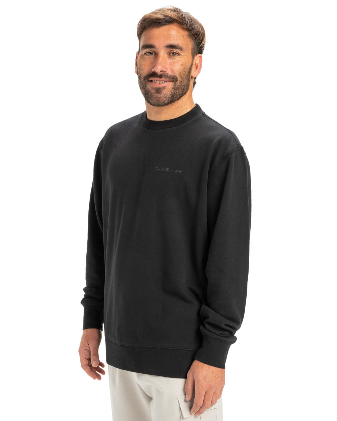 Sweat à col rond SALT WATER Noir Homme 3/4