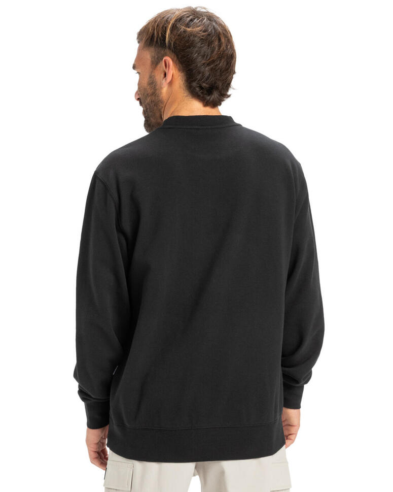 Bluza z okrągłym dekoltem dla Mężczyzn SALT WATER Czarny