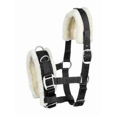 Cavezzone in nylon con pelliccia artificiale USG