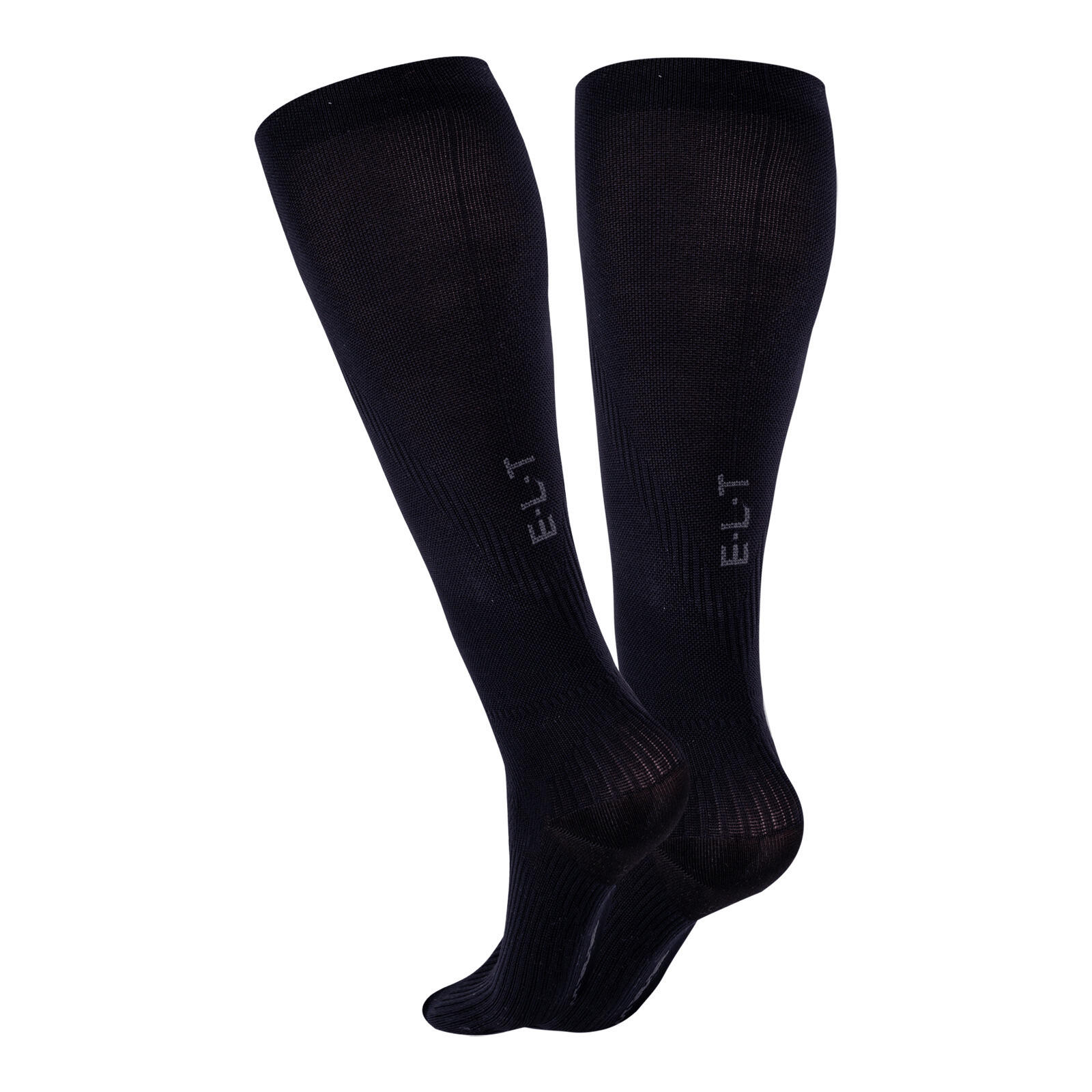 Elt - Chaussettes Équitation Avec Effet De Compression Elt - Chaussettes - Noir - 40 M - Decathlon