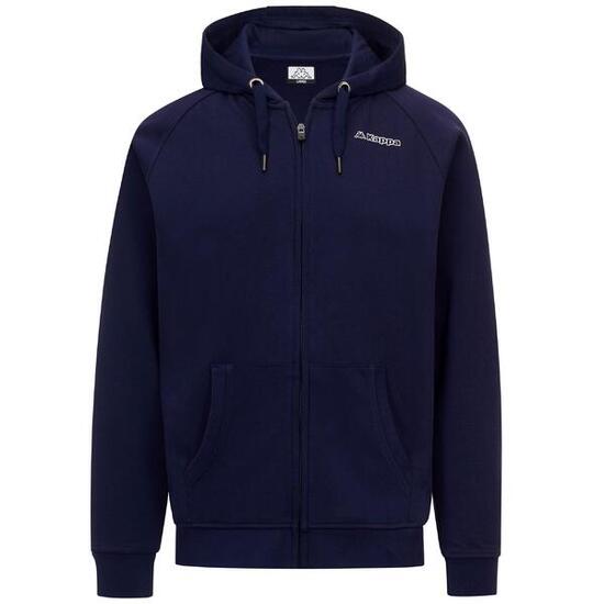 Sweat-shirt zippé pour homme bleu pour sportif