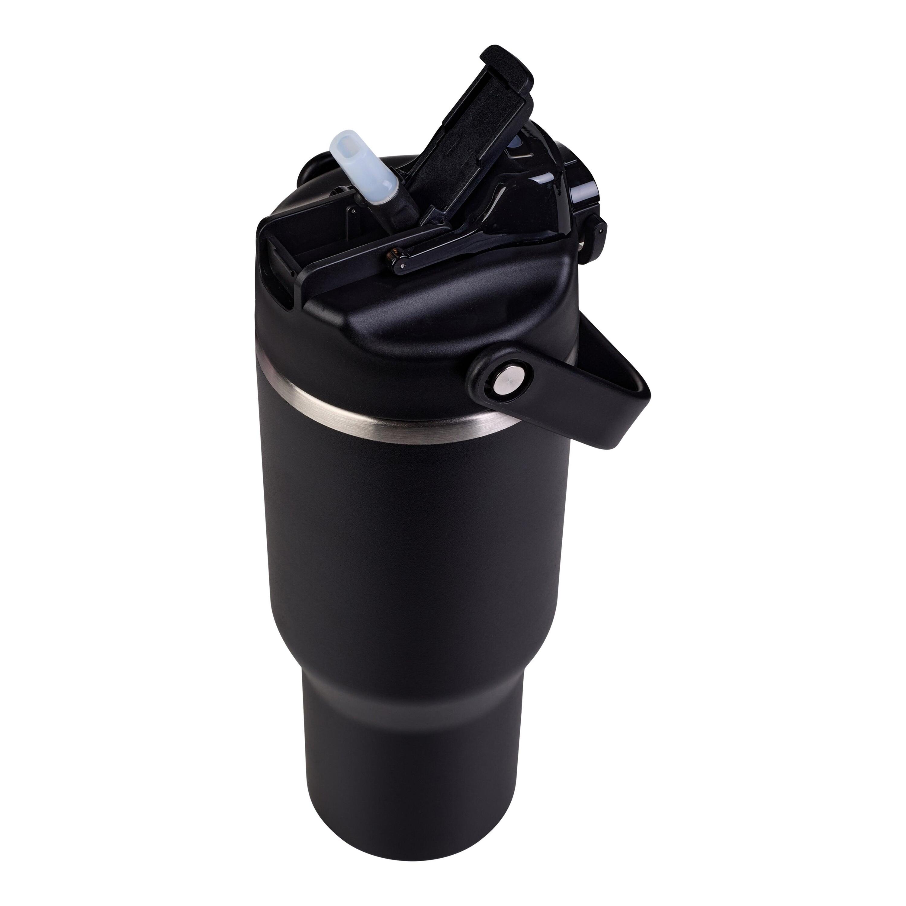 Bouteille isotherme Elitex Training schwarz aus Aluminium 1 L 3/4