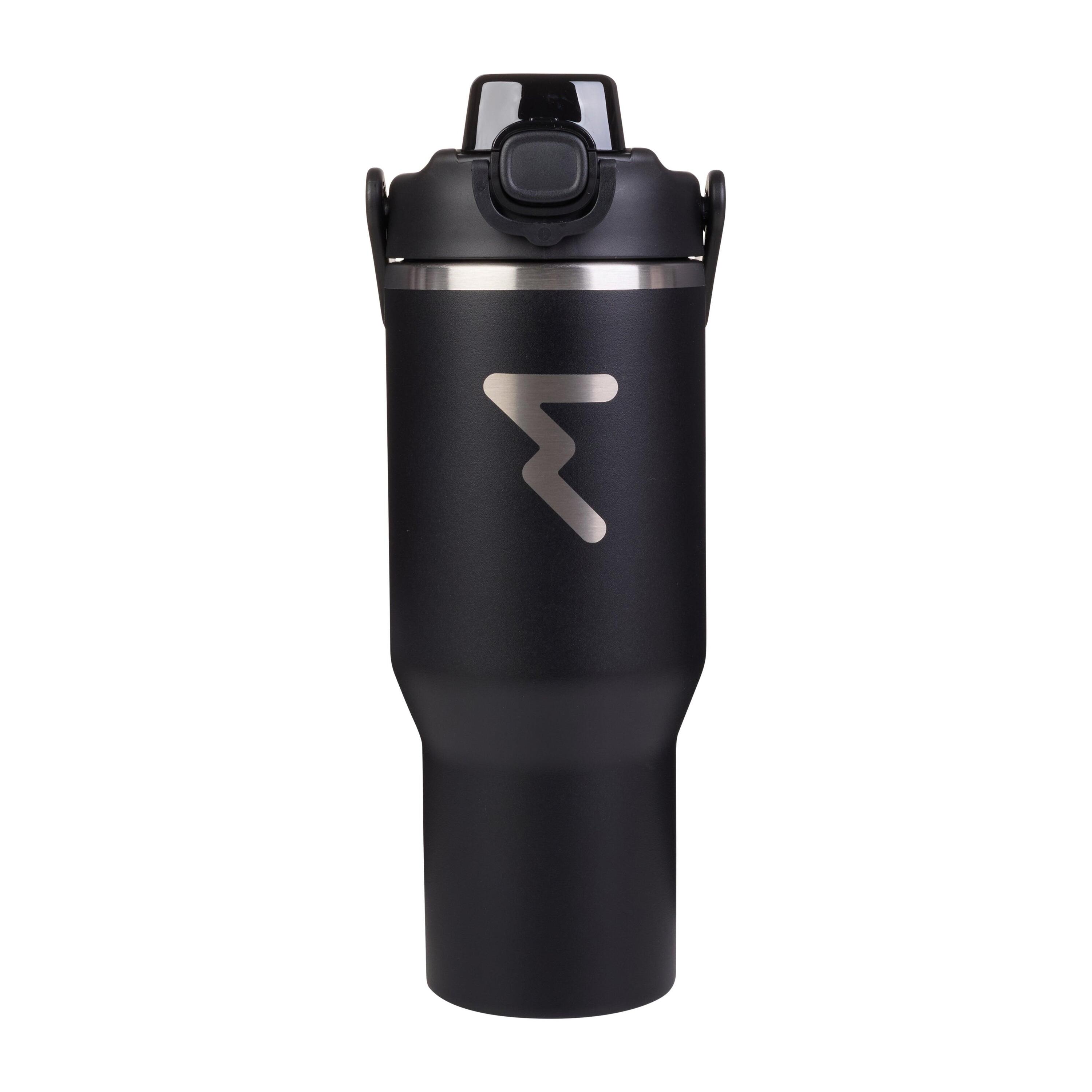 Bouteille isotherme Elitex Training schwarz aus Aluminium 1 L 4/4