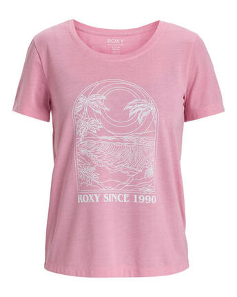 Camiseta de manga corta SURFCLASSIC Rosa Mujer