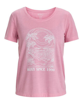 T-shirt surfclassic rosa dames
