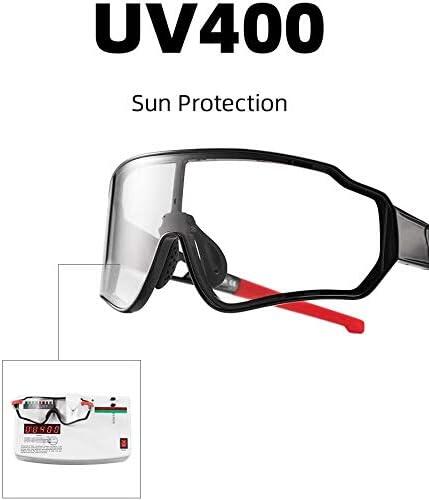 ROCKBROS Lunettes Vélo Photochromiques Sport Cyclisme VTT Route pour Homme Femme 5/7