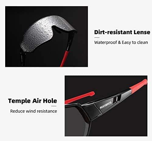 ROCKBROS Lunettes Vélo Photochromiques Sport Cyclisme VTT Route pour Homme Femme 4/7