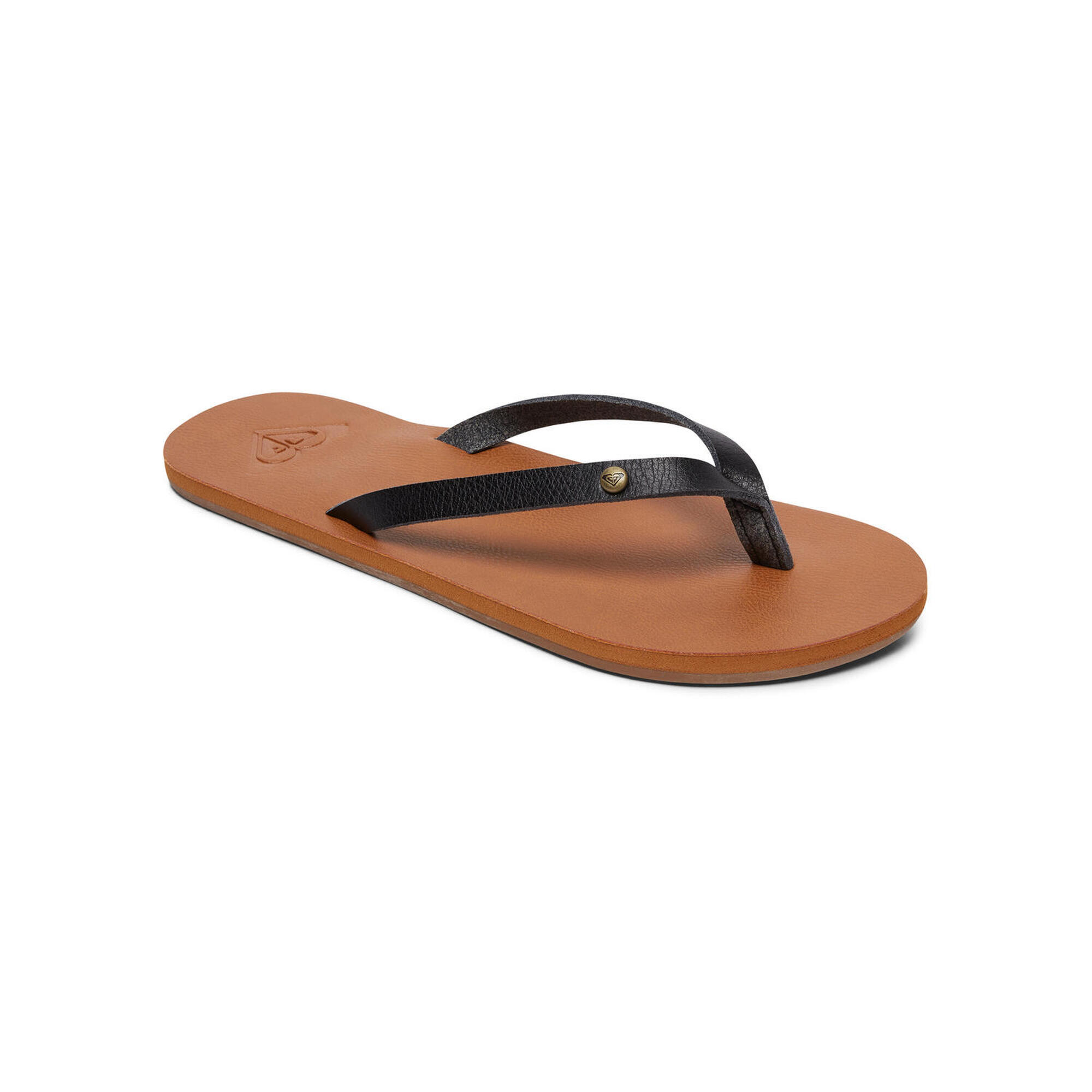 Roxy - Sandales Jyll Noir Femme - Sandales - Noir - Decathlon