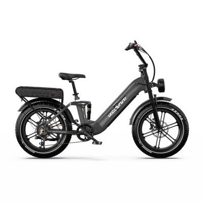 ONESPORT Bici Elettrica OT08 PRO - Batteria Motore 500W 48V18AH*2 - Grigio