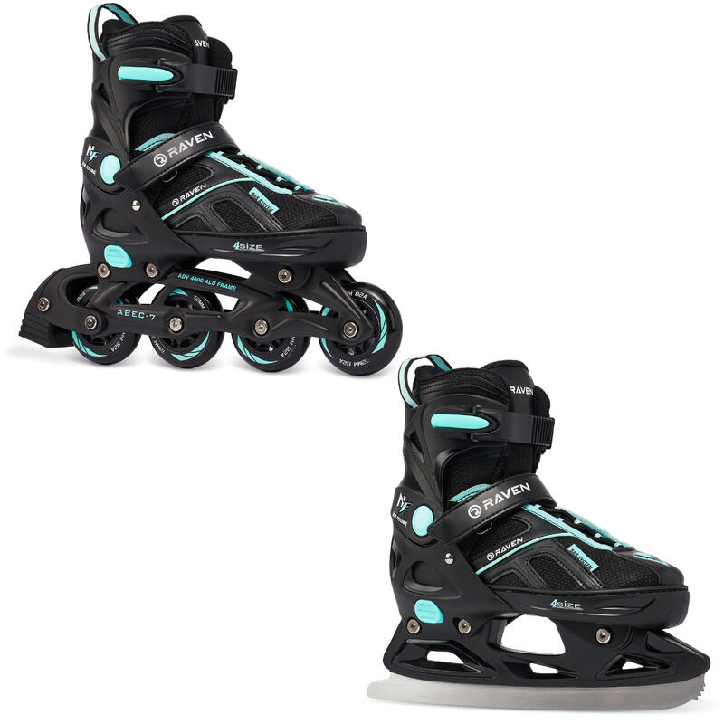 Raven Pulse 2-in-1 patins à roulettes ajustables