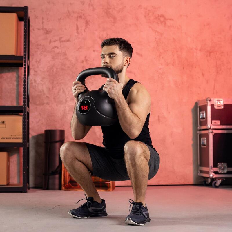 Vinylová činka Kettlebell 18kg