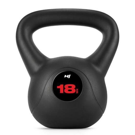 Vinyl kettlebell voor krachttraining Hop-Sport HS-PB018KB 18kg