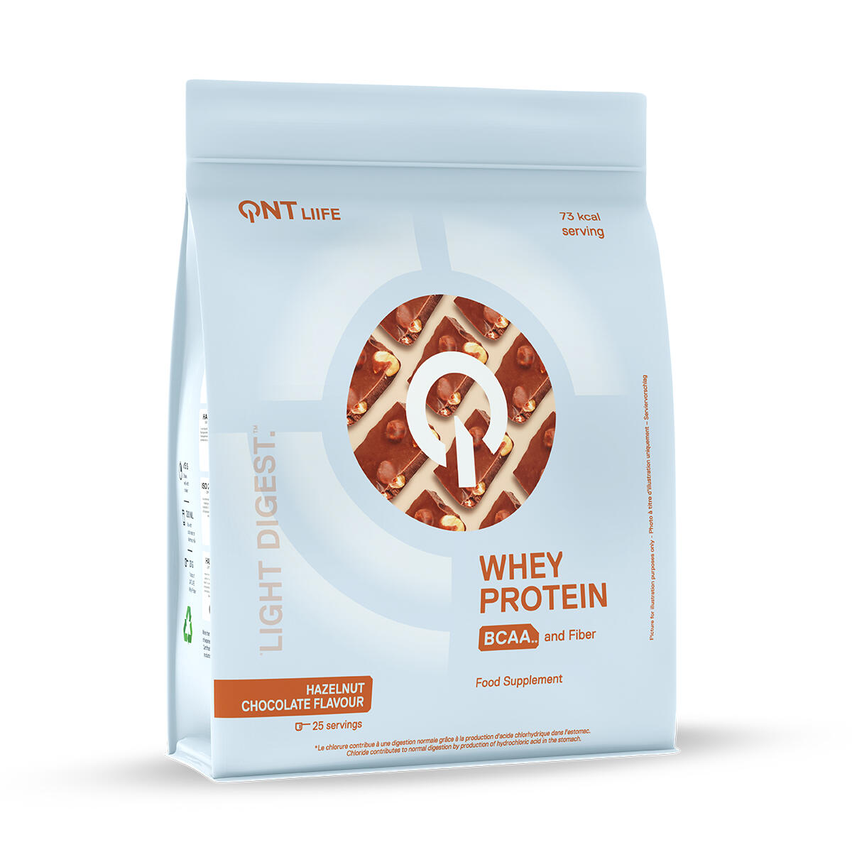 Light digest Whey Protein - Czekolada orzech laskowy - 500 g