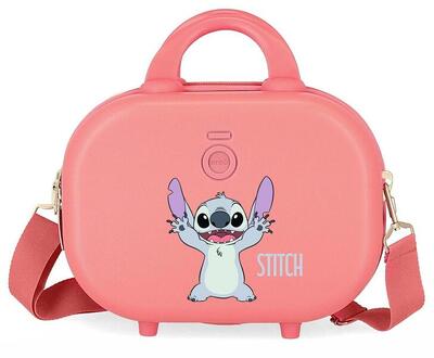 Neceser ABS niña Disney Stitch Playful 9,14L coral