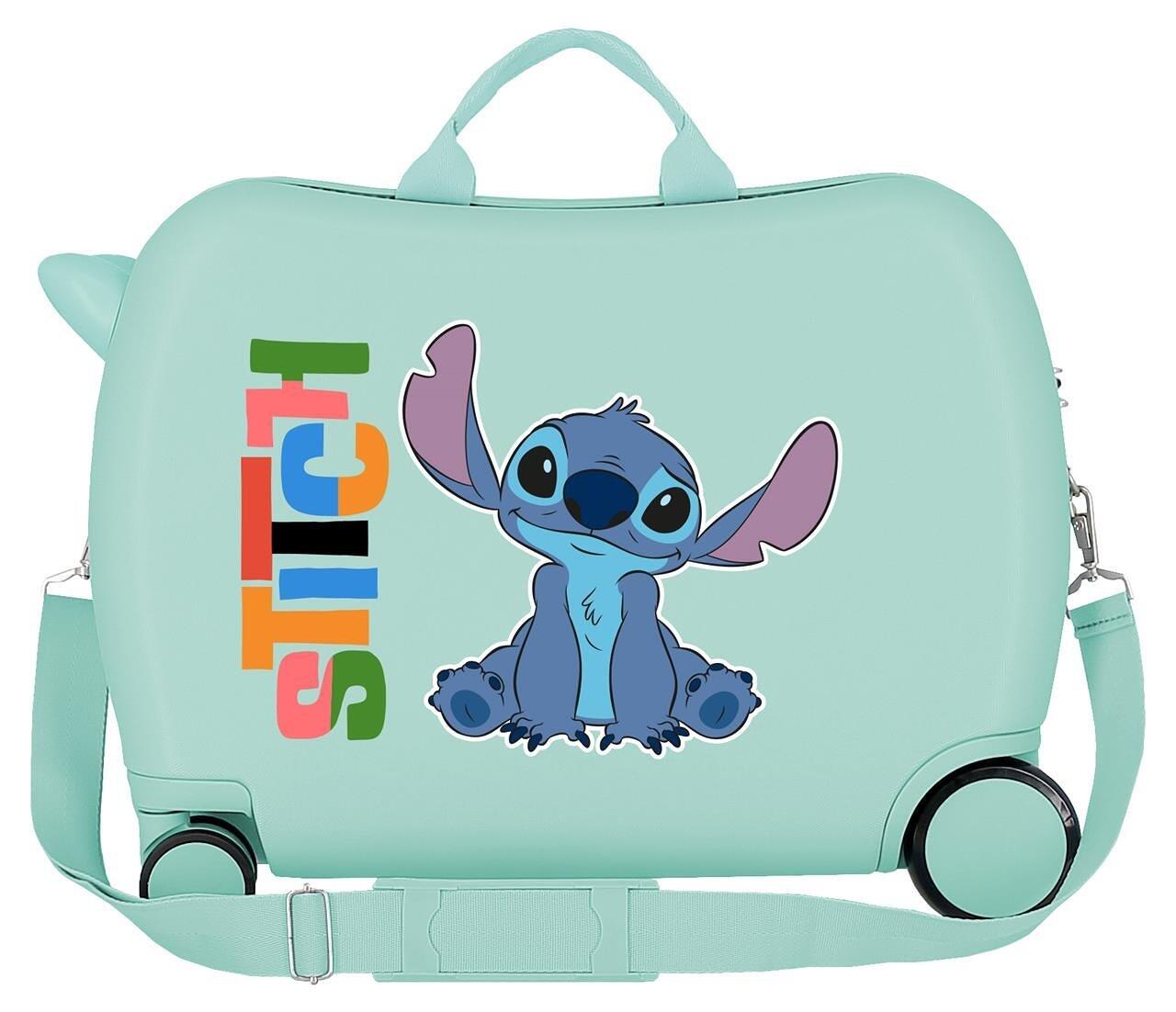 Valise pour enfant fille Disney Aloha Stitch 39L turquoise 2/5