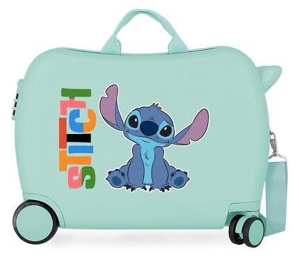 Valise pour enfant fille Disney Aloha Stitch 39L turquoise