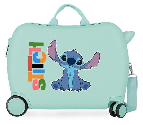 Valise pour enfant fille Disney Aloha Stitch 39L turquoise