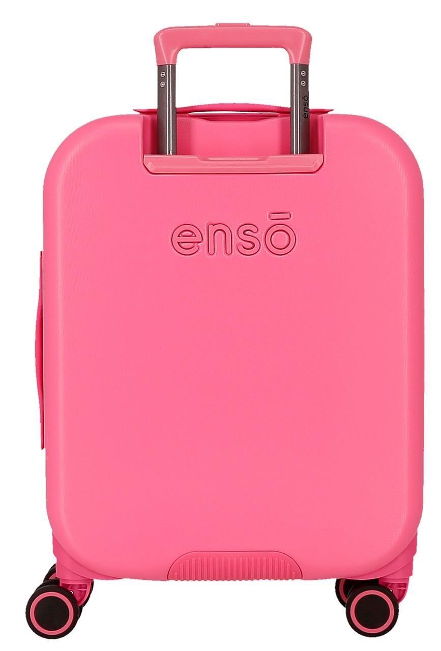 Maleta de cabina ABS rígida niña Disney Stitch Playful 44L fucsia 2/5